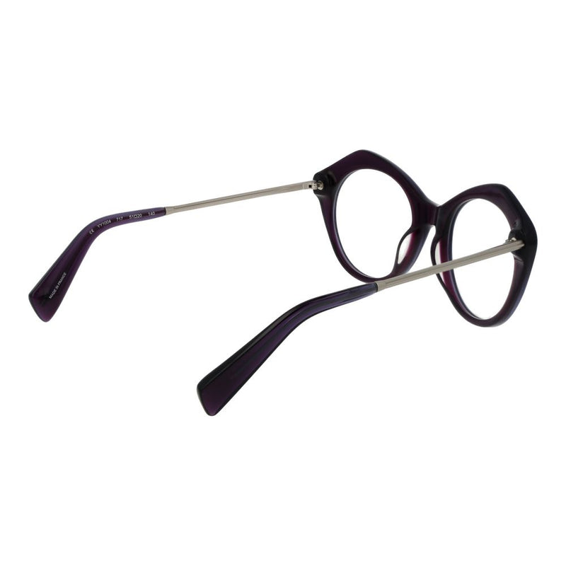 Yohji Yamamoto Purple Women Glasses Frame - Elegance Redefined