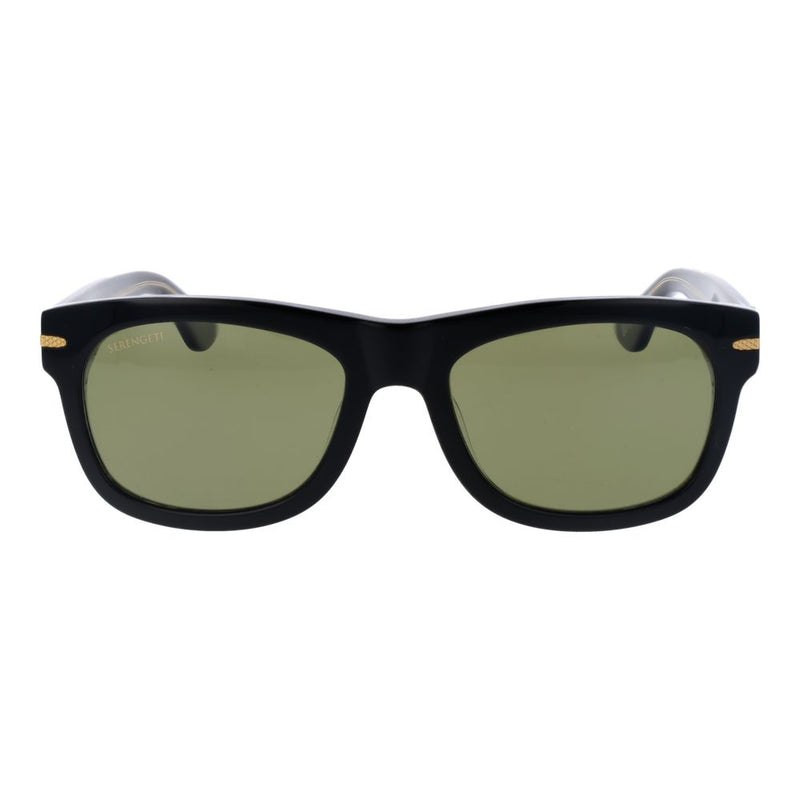 Serengeti Black Unisex Sunglasses - Photochromatic & Polarized