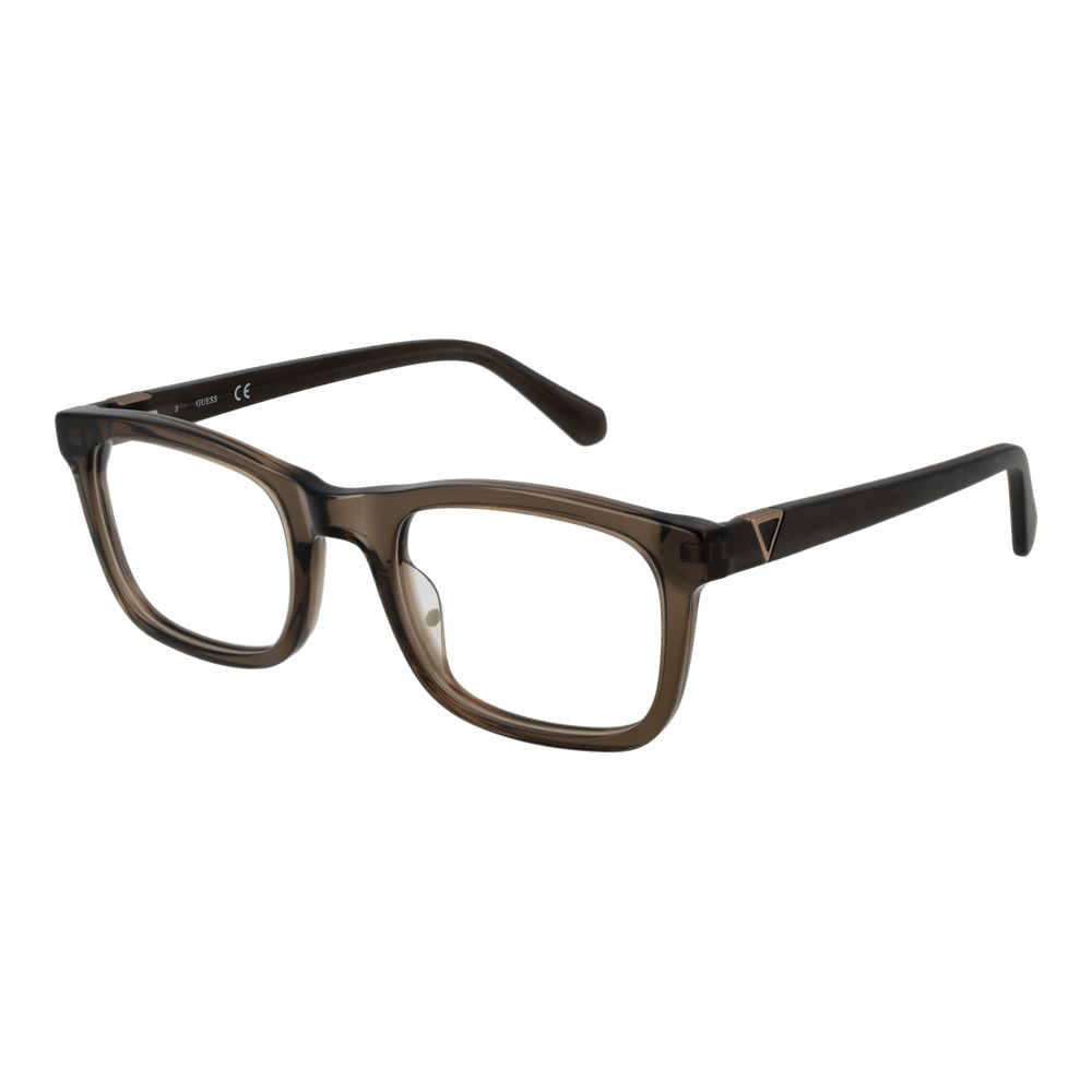 Monture de lunettes Guess pour homme, couleur marron