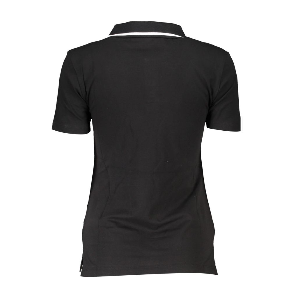 Polo en coton noir Fila