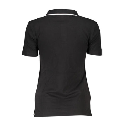 Polo en coton noir Fila