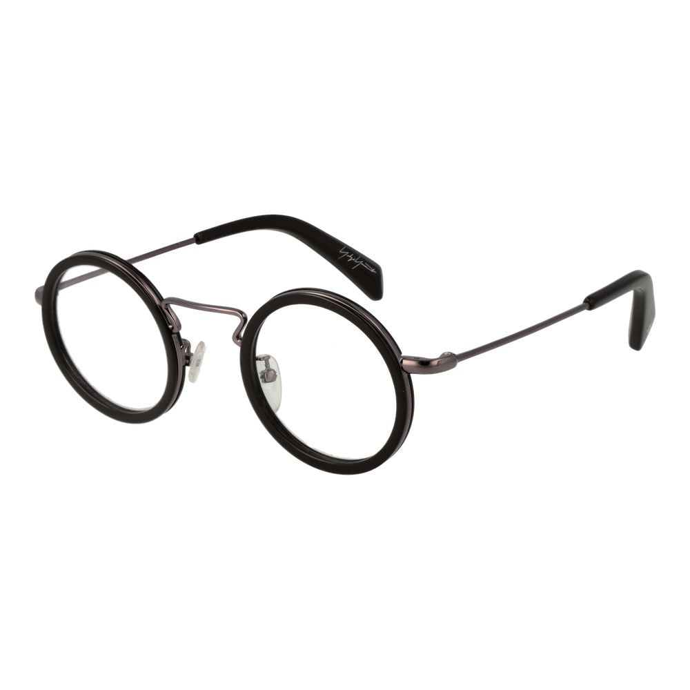 Yohji Yamamoto Brown Metal & Plastic Round Glasses (Frames)
