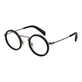 Yohji Yamamoto Brown Metal & Plastic Round Glasses (Frames)