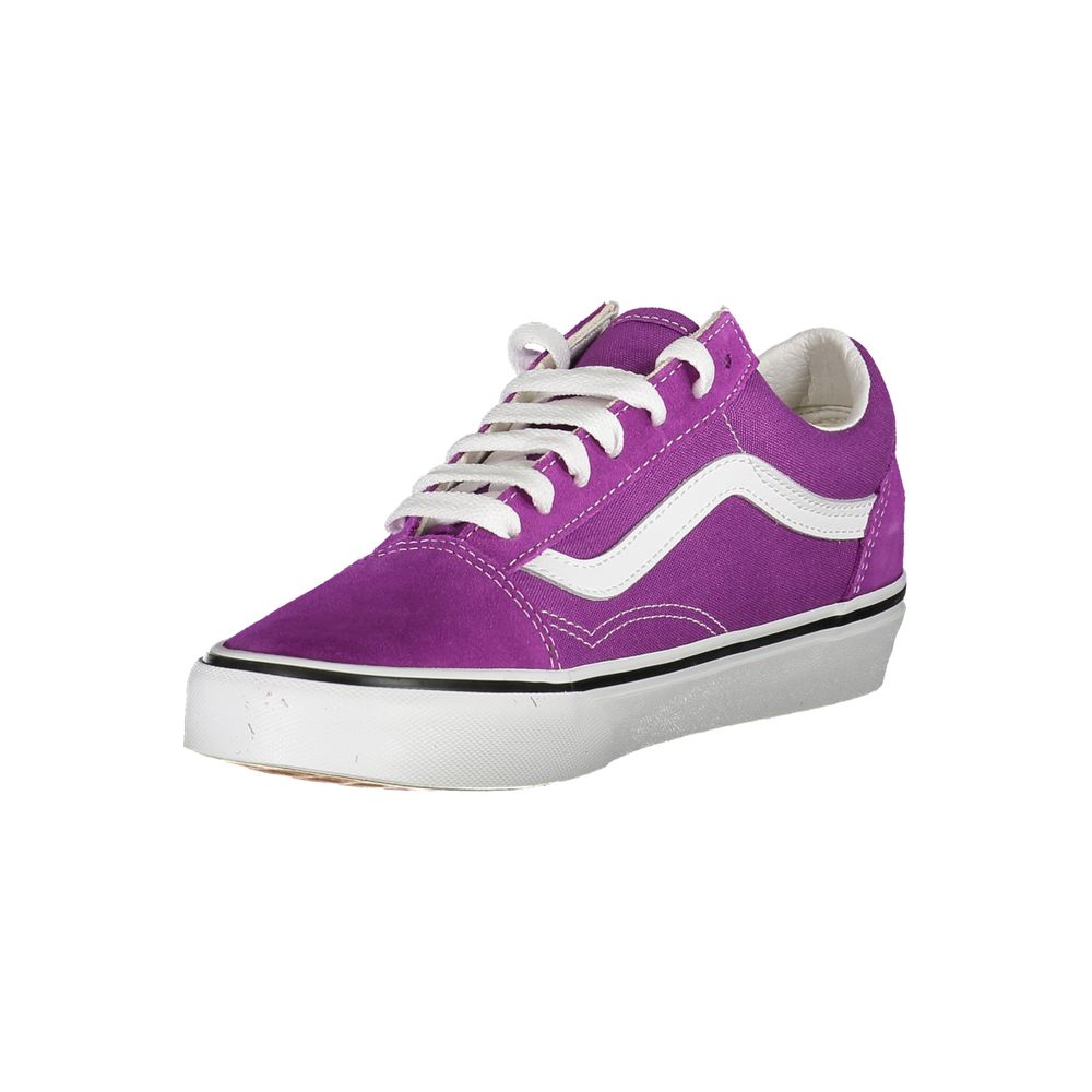 Vans Purple Polyester Old Skool Sneaker - Timeless Style