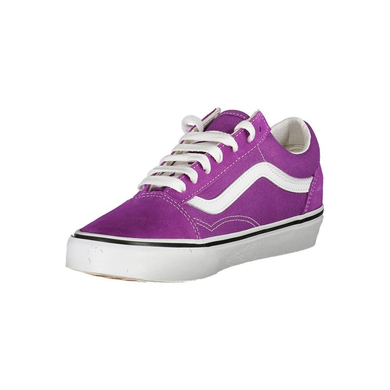 Vans Purple Polyester Old Skool Sneaker - Style et Confort