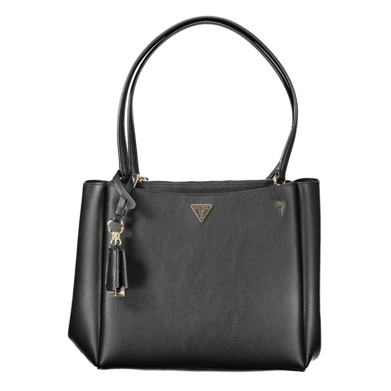 Guess Jeans Talent Handbag for Women - Black Polyethylene