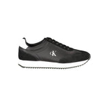 Calvin Klein Black Leather Women Sneaker - Stylish & Comfortable