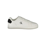 Calvin Klein White Leather Men Sneaker - Chic Athletic Style