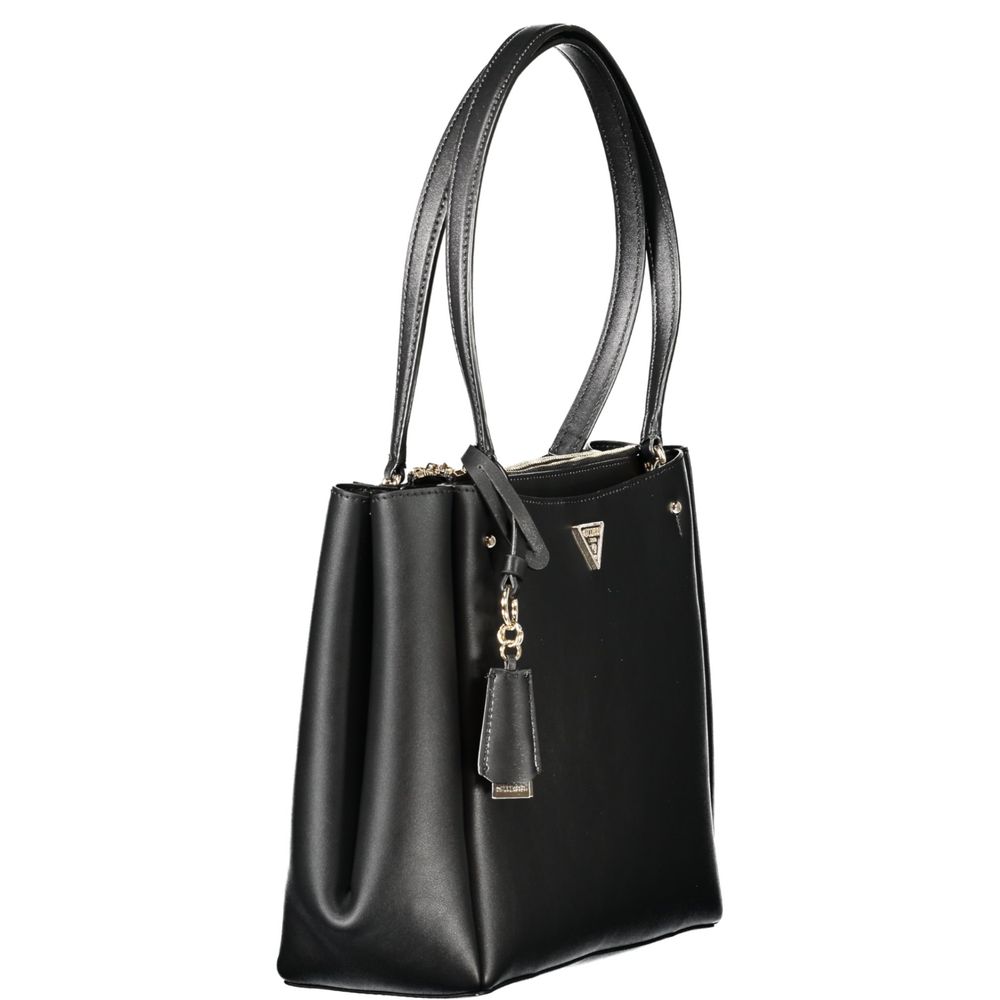 Guess Jeans Talent Handbag for Women - Black Polyethylene
