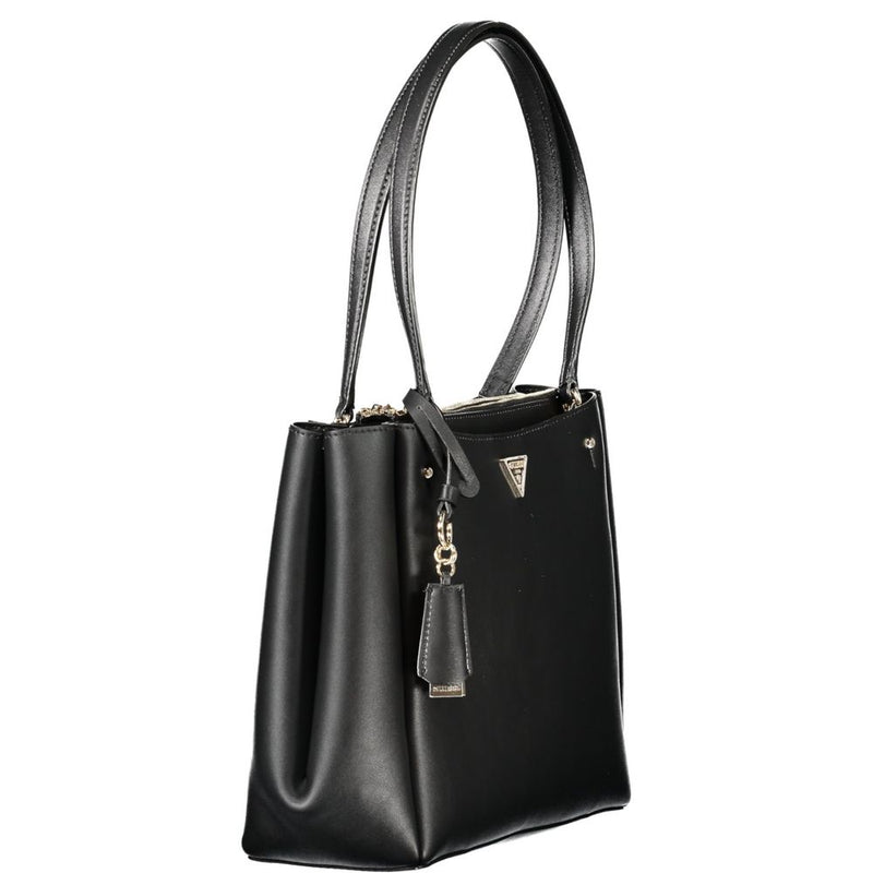 Guess Jeans Talent Handbag for Women - Black Polyethylene