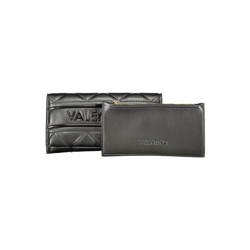 Mario Valentino Black Polyethylene Women's Wallet - Stylish & Functional
