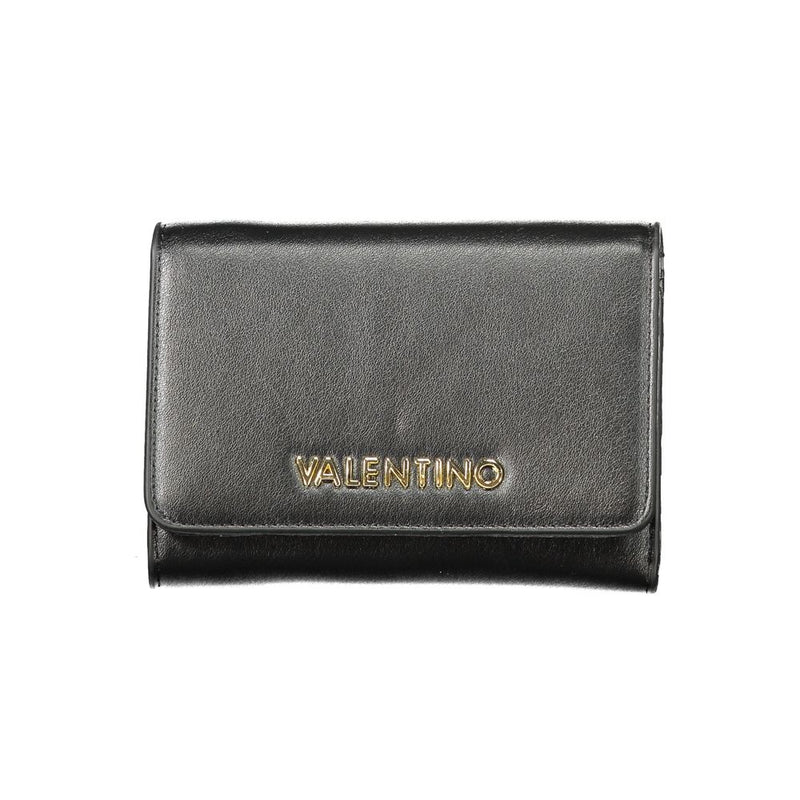 Mario Valentino Black Polyethylene Women's Wallet - Eco-Friendly Style