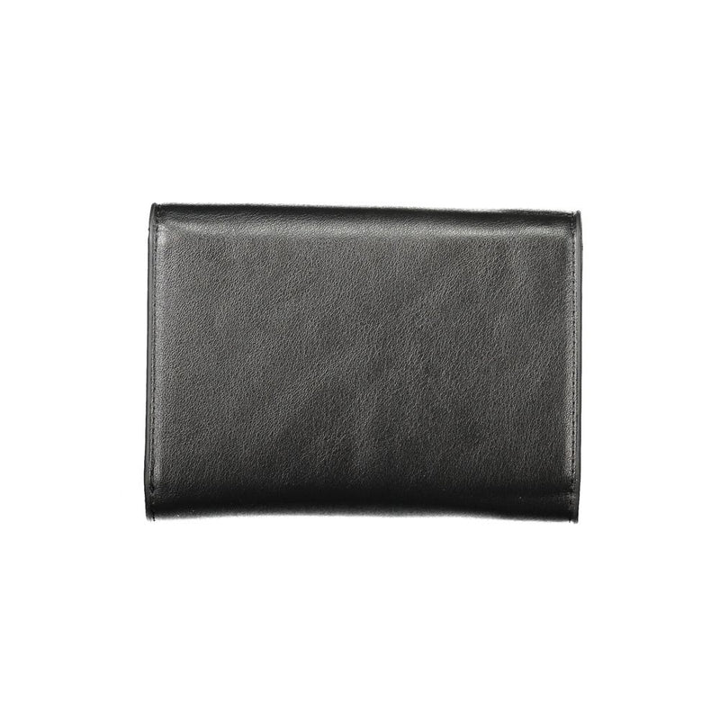 Mario Valentino Black Polyethylene Women's Wallet - Eco-Friendly Style