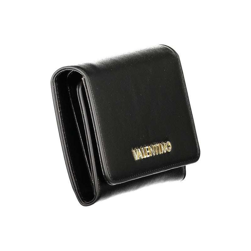 Mario Valentino Black Polyethylene Women's Wallet - Eco-Friendly Style