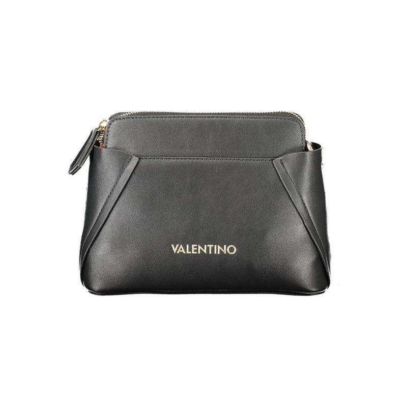 Mario Valentino Black Polyurethane Shoulder Bag - Stylish & Functional