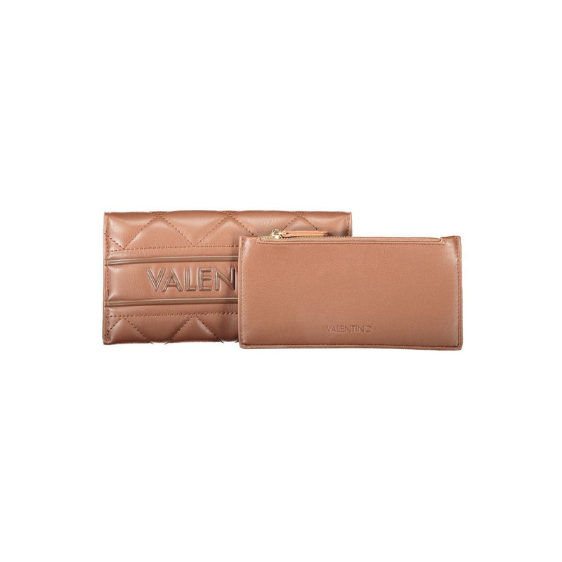 Mario Valentino Brown Polyethylene Women's Wallet - Elegant Design