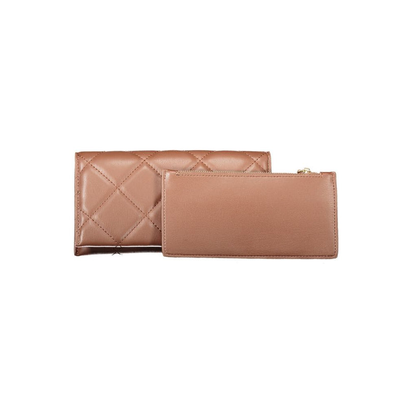 Mario Valentino Brown Polyethylene Women's Wallet - Elegant Design