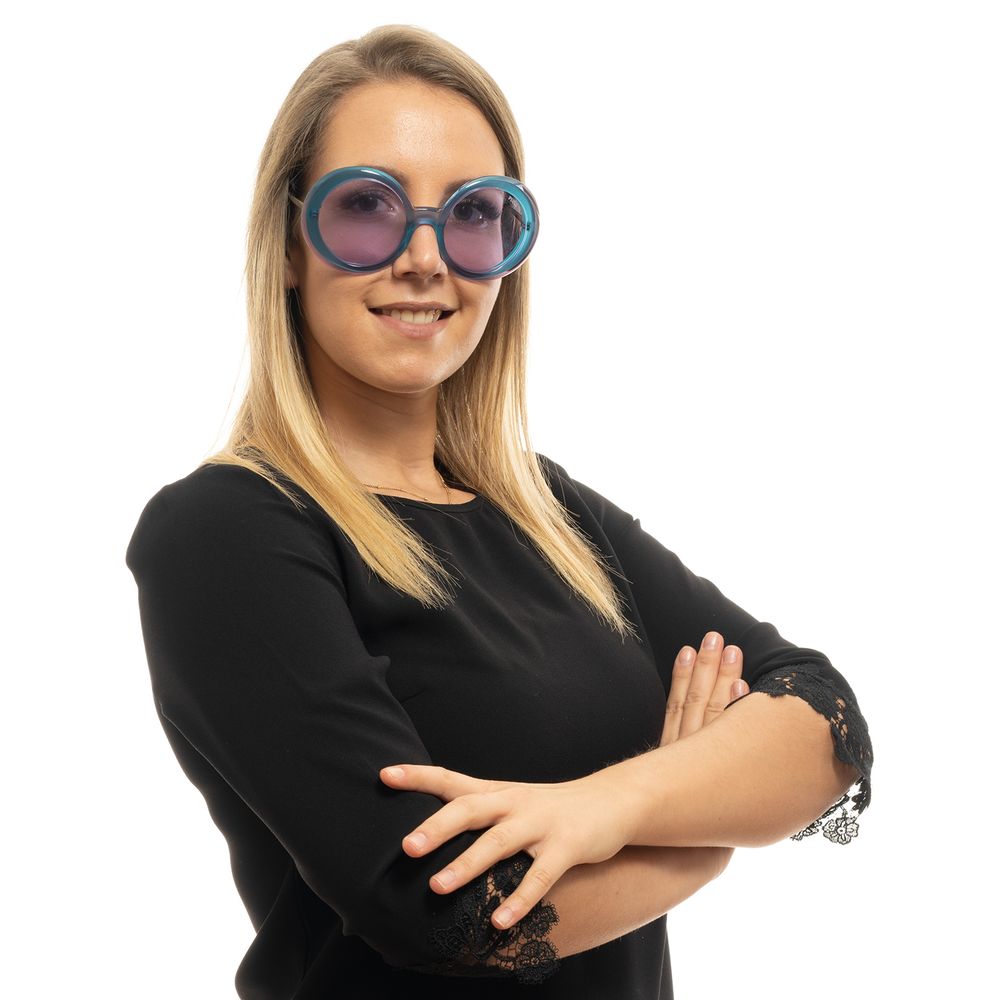 Emilio Pucci Turquoise Dames Zonnebril