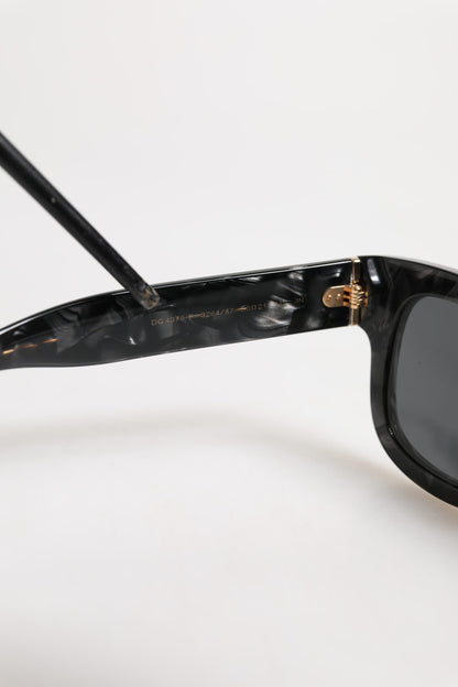 Dolce & Gabbana Pearl White Acetate Frame Domenico Deep Shades Zonnebril