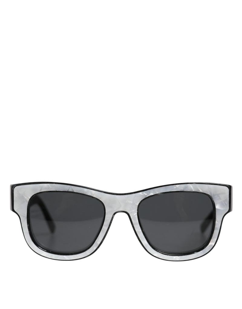 Dolce & Gabbana DG4379 Domenico Pearl White Acetate Sunglasses
