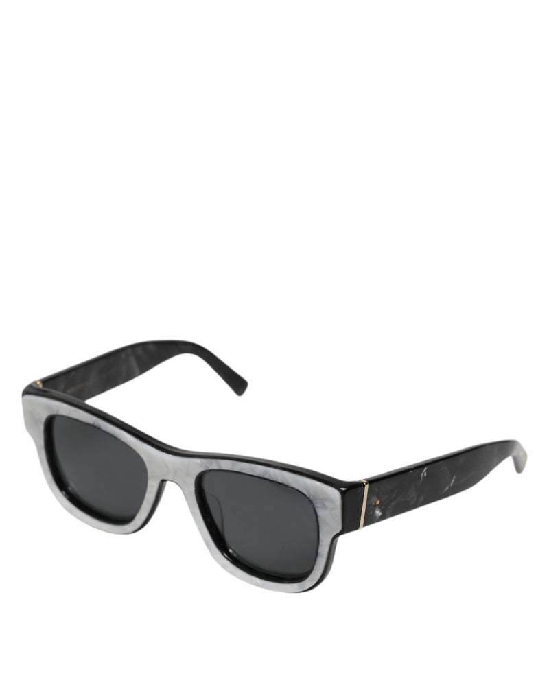 Dolce & Gabbana DG4379 Domenico Pearl White Acetate Sunglasses