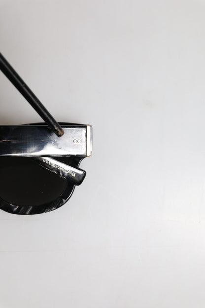 Dolce & Gabbana Pearl White Acetate Frame Domenico Shade Zonnebril