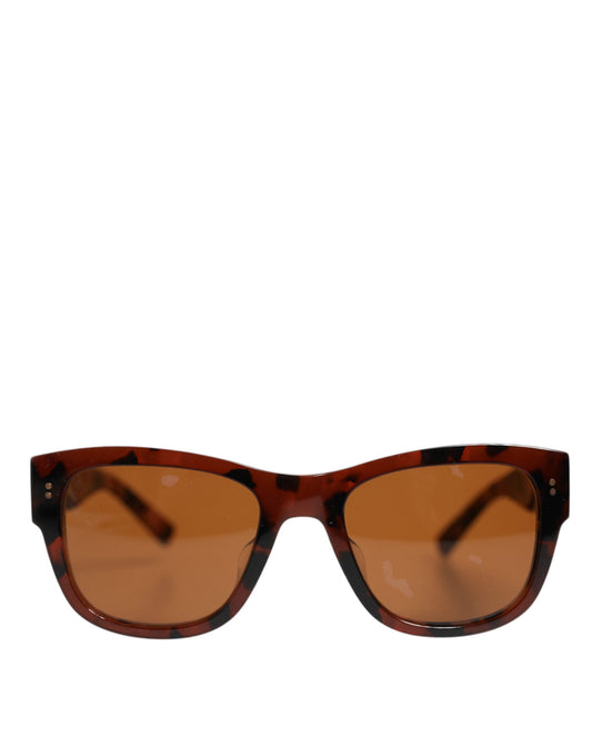 Lunettes de soleil Dolce &amp; Gabbana Havana Brown Black Eccentric Sartorial Eyewear