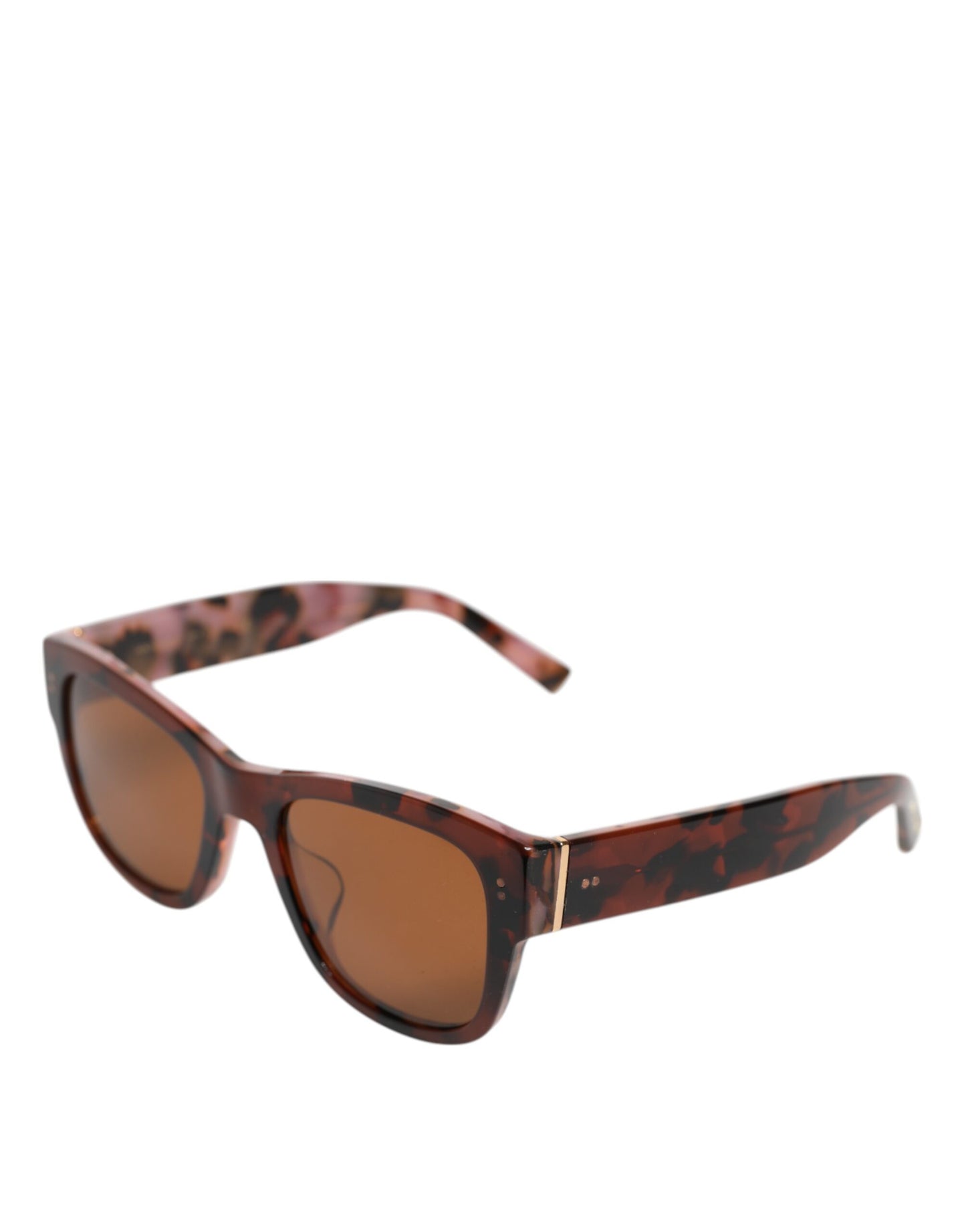 Lunettes de soleil Dolce &amp; Gabbana Havana Brown Black Eccentric Sartorial Eyewear
