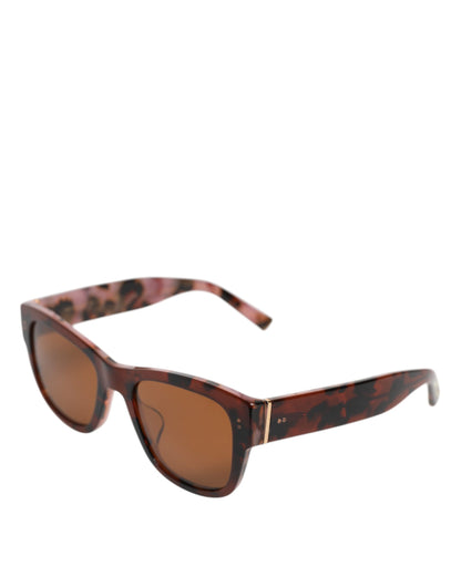 Lunettes de soleil Dolce &amp; Gabbana Havana Brown Black Eccentric Sartorial Eyewear