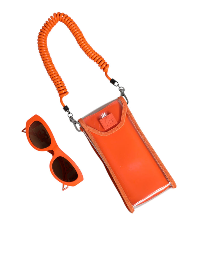 Dolce & Gabbana DG6174 Orange Reborn To Live Oval Frame Sunglasses