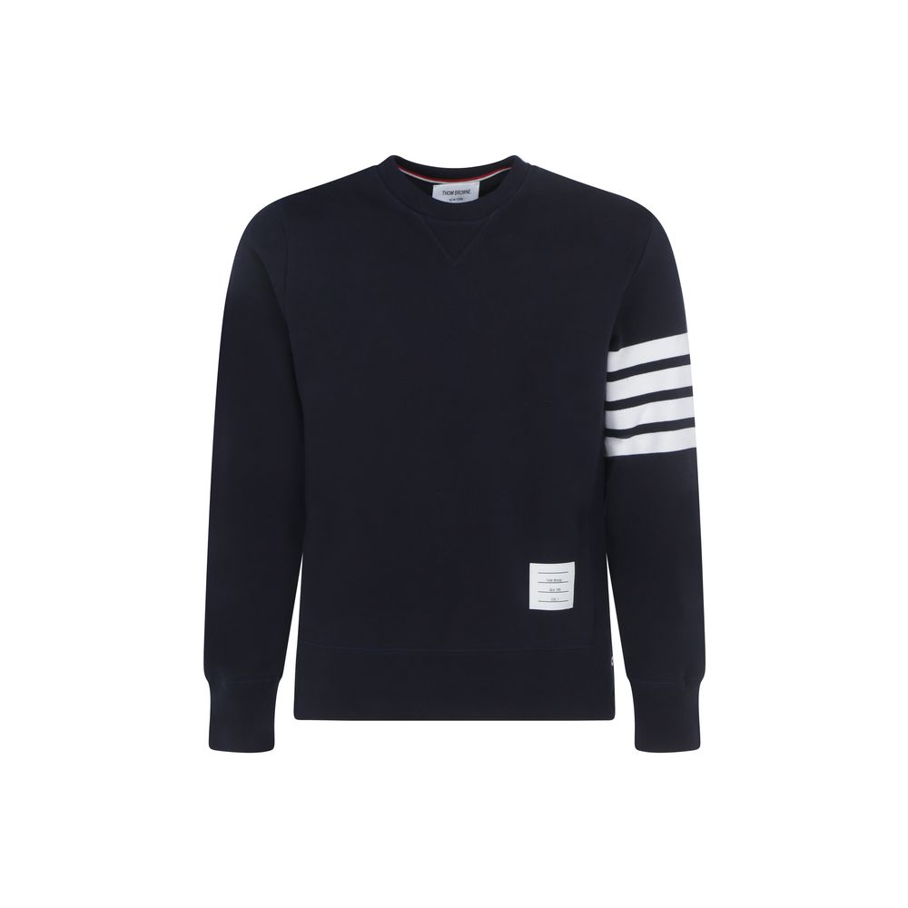 Thom Browne Blue Cotton Sweatshirt - Modern Comfort