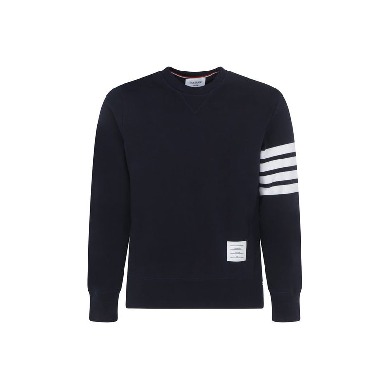 Thom Browne Blue Cotton Sweatshirt - Modern Comfort & Style