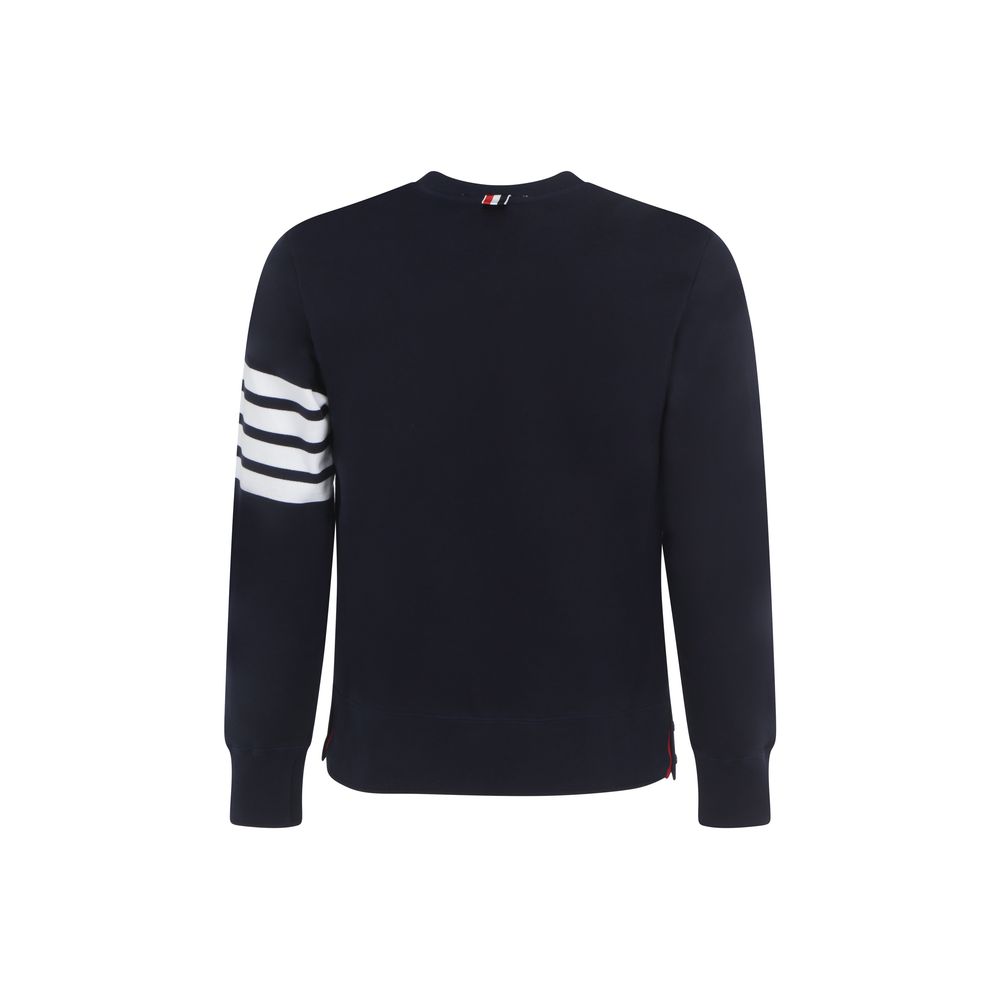 Thom Browne Blue Cotton Sweatshirt - Modern Comfort