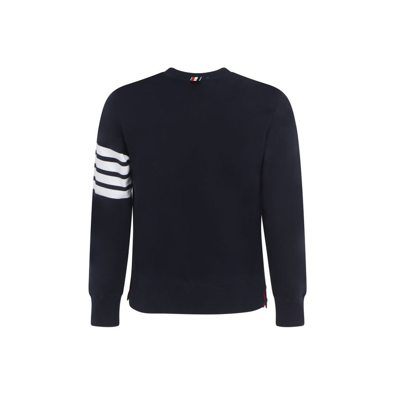 Thom Browne Blue Cotton Sweatshirt - Modern Comfort & Style