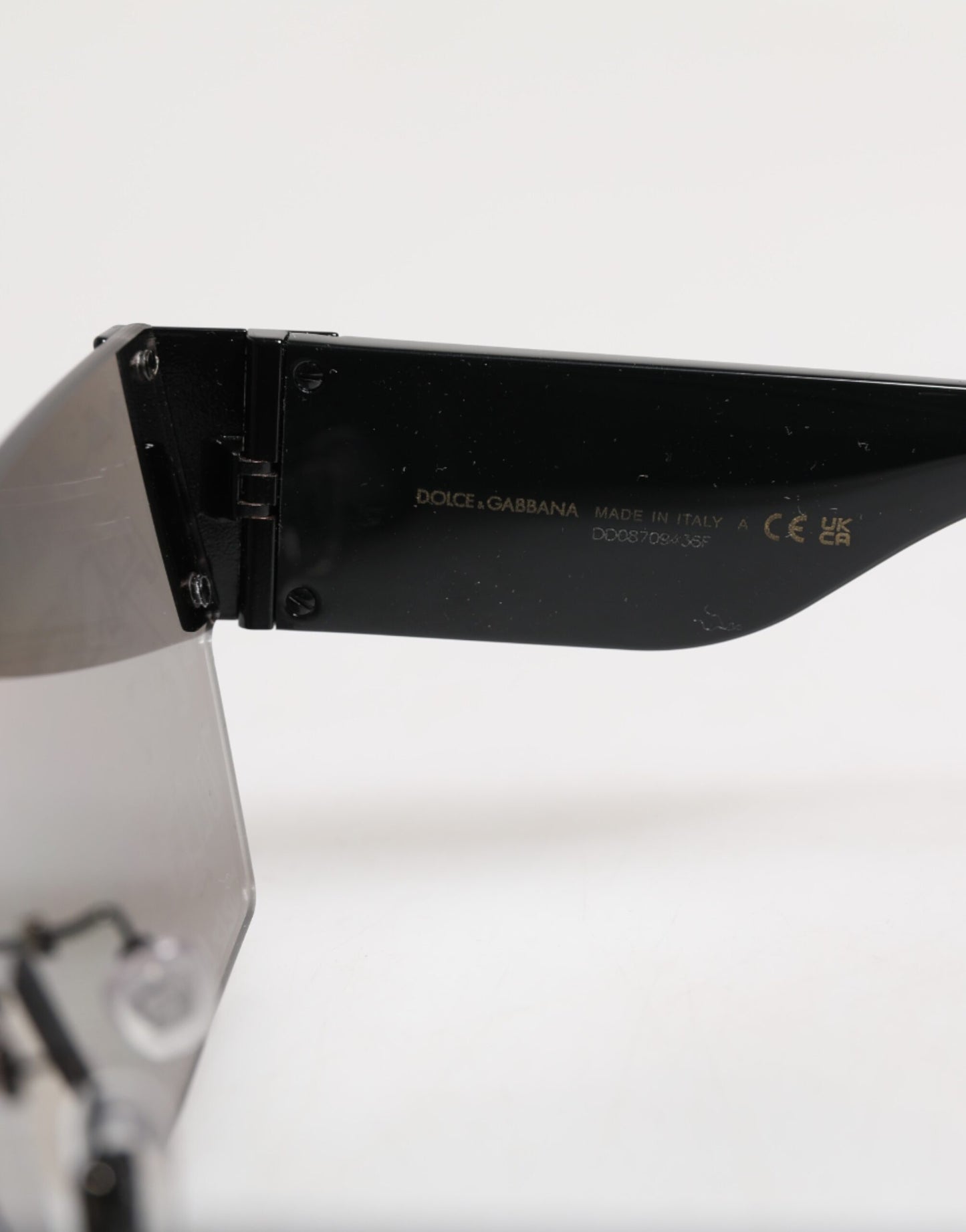 Dolce & Gabbana Black Metal Frame DNA Graffiti DG2233 Eyewear Zonnebril