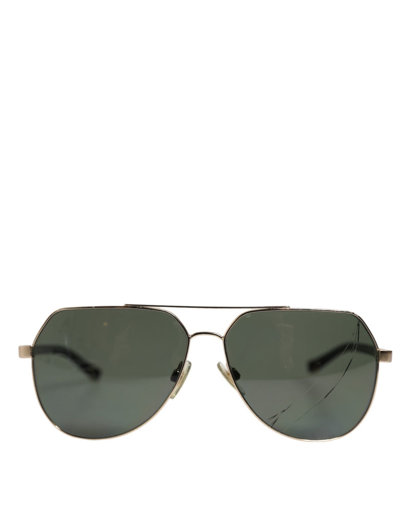 Lunettes de soleil Dolce & Gabbana DG2133K en or 18K noir