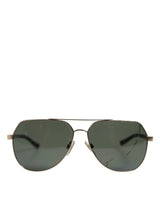 Lunettes de soleil Dolce & Gabbana DG2133K en or 18K noir