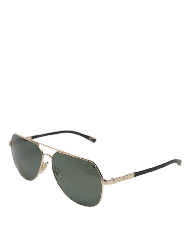 Lunettes de soleil Dolce & Gabbana DG2133K en or 18K noir