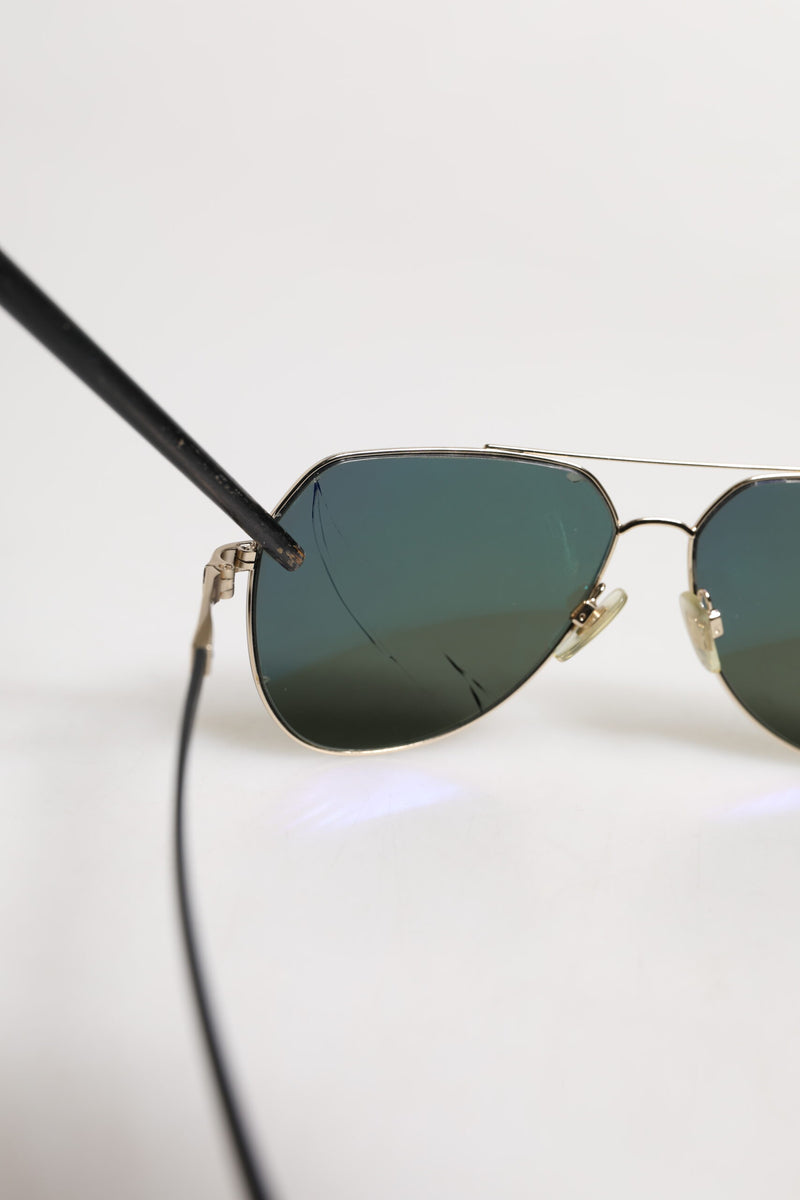 Lunettes de soleil Dolce & Gabbana DG2133K en or 18K noir