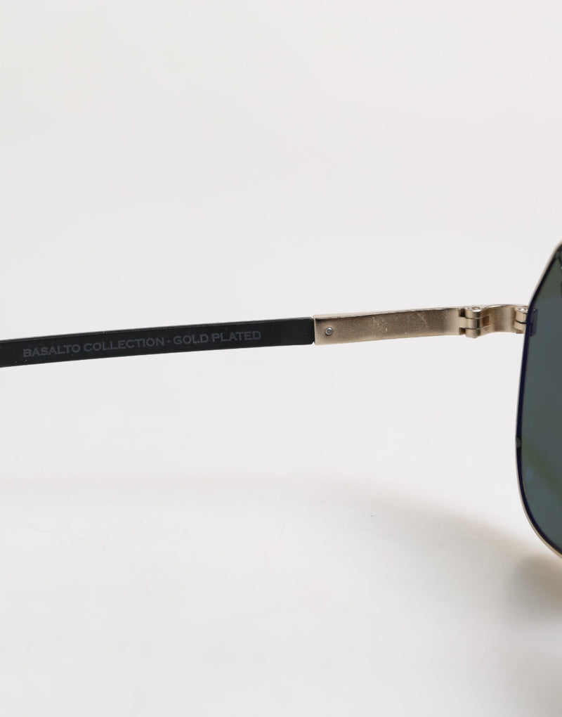 Lunettes de soleil Dolce & Gabbana DG2133K en or 18K noir