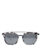 Lunettes de soleil carrées Dolce &amp; Gabbana en acétate gris havane DG4327
