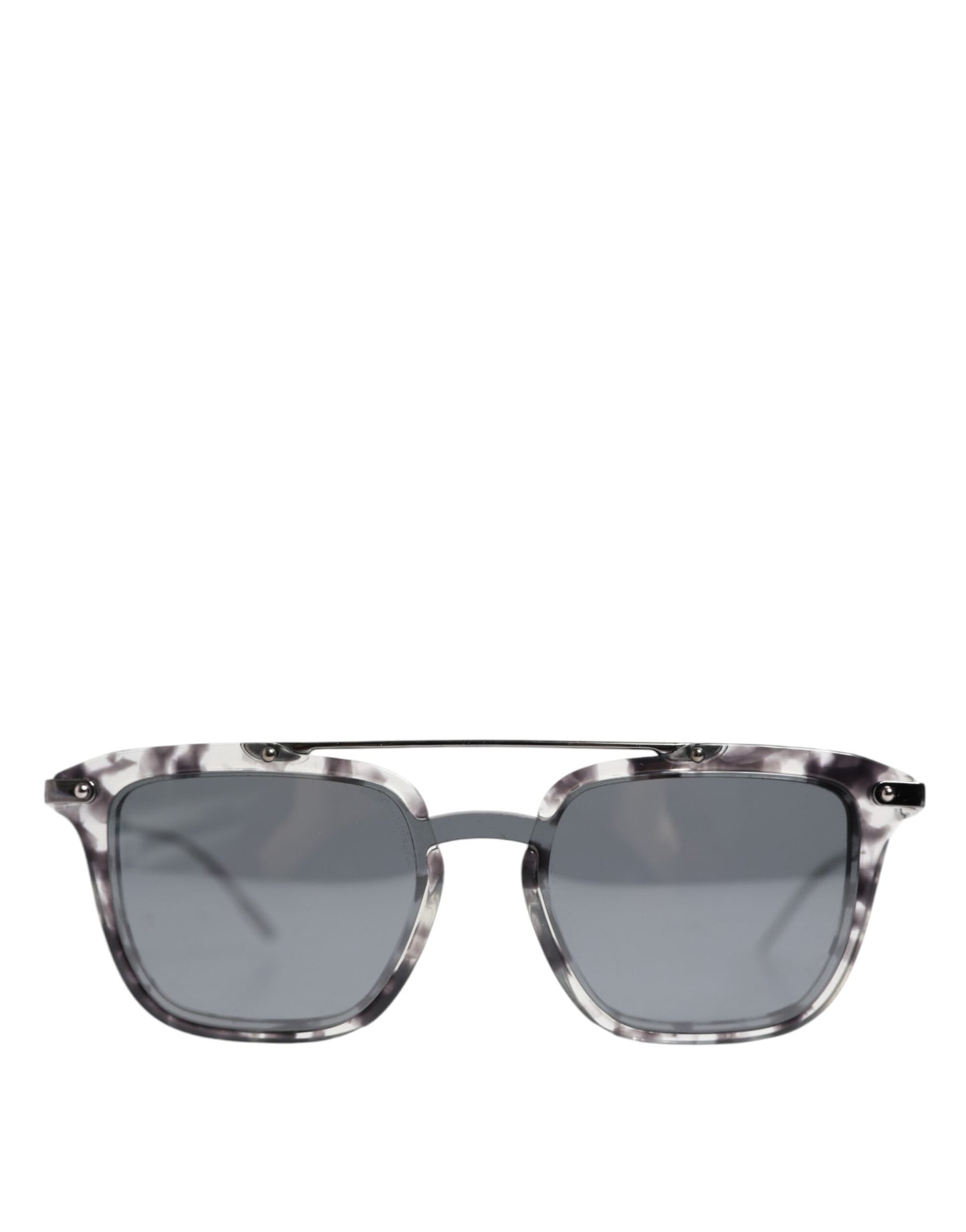 Lunettes de soleil carrées Dolce &amp; Gabbana en acétate gris havane DG4327