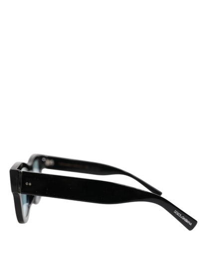 Dolce & Gabbana Blauw Zwart Gemarmerd Metaal DG2215K Eyewear Zonnebril