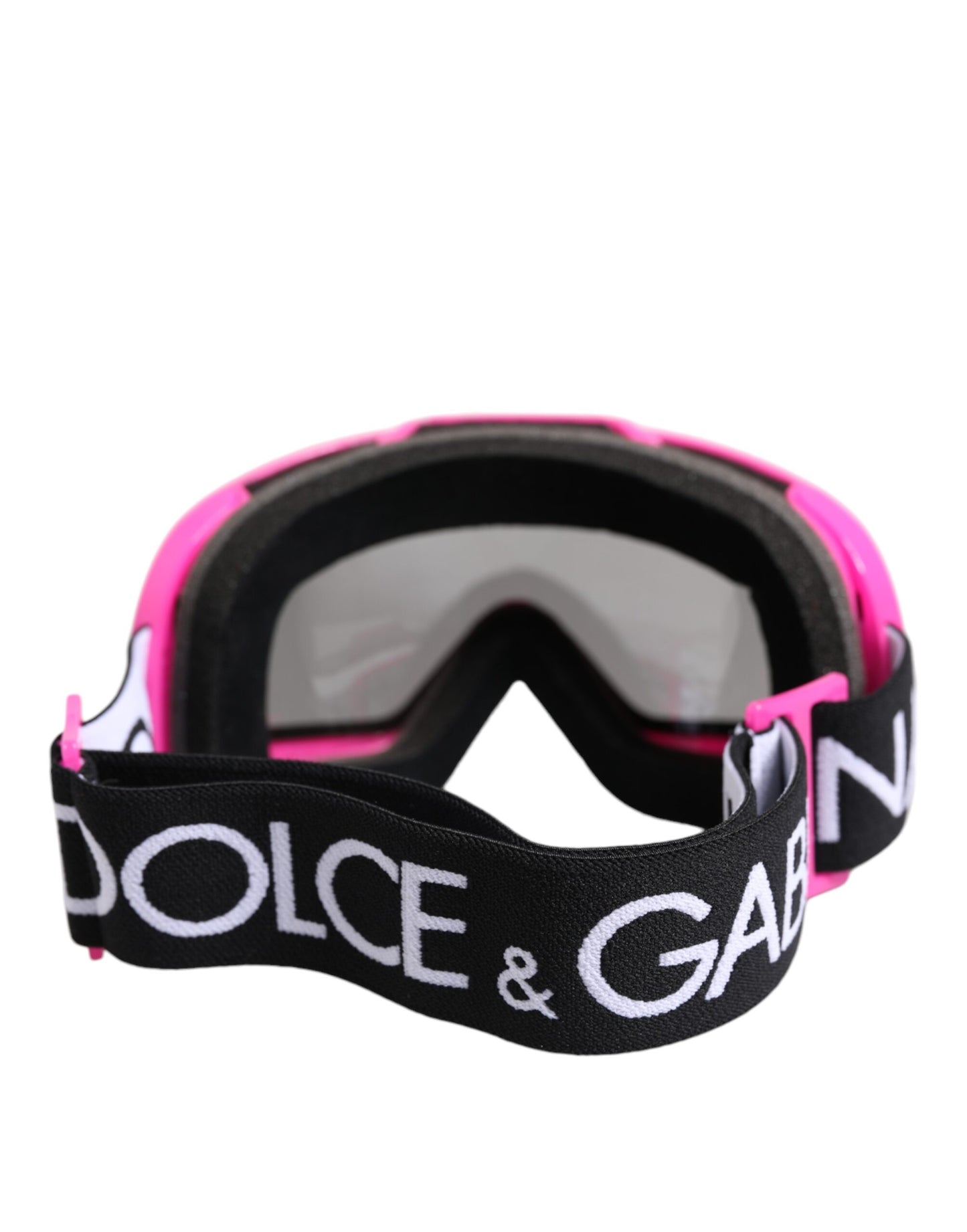 Dolce & Gabbana Fuchsia Pink Logo Skibril DG6182 Masker Zonnebril