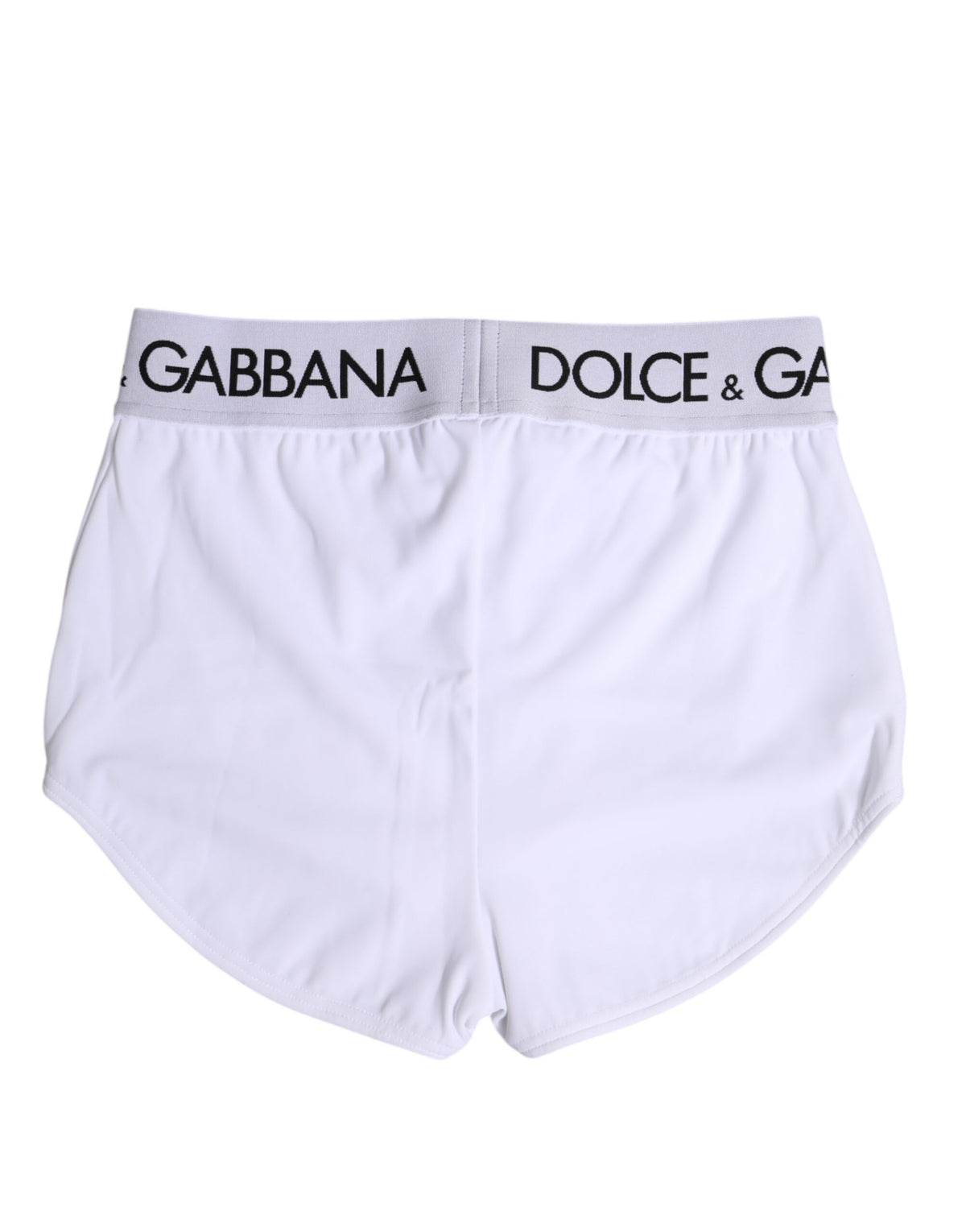 Dolce & Gabbana White Nylon Logo Waistband Boxer Briefs