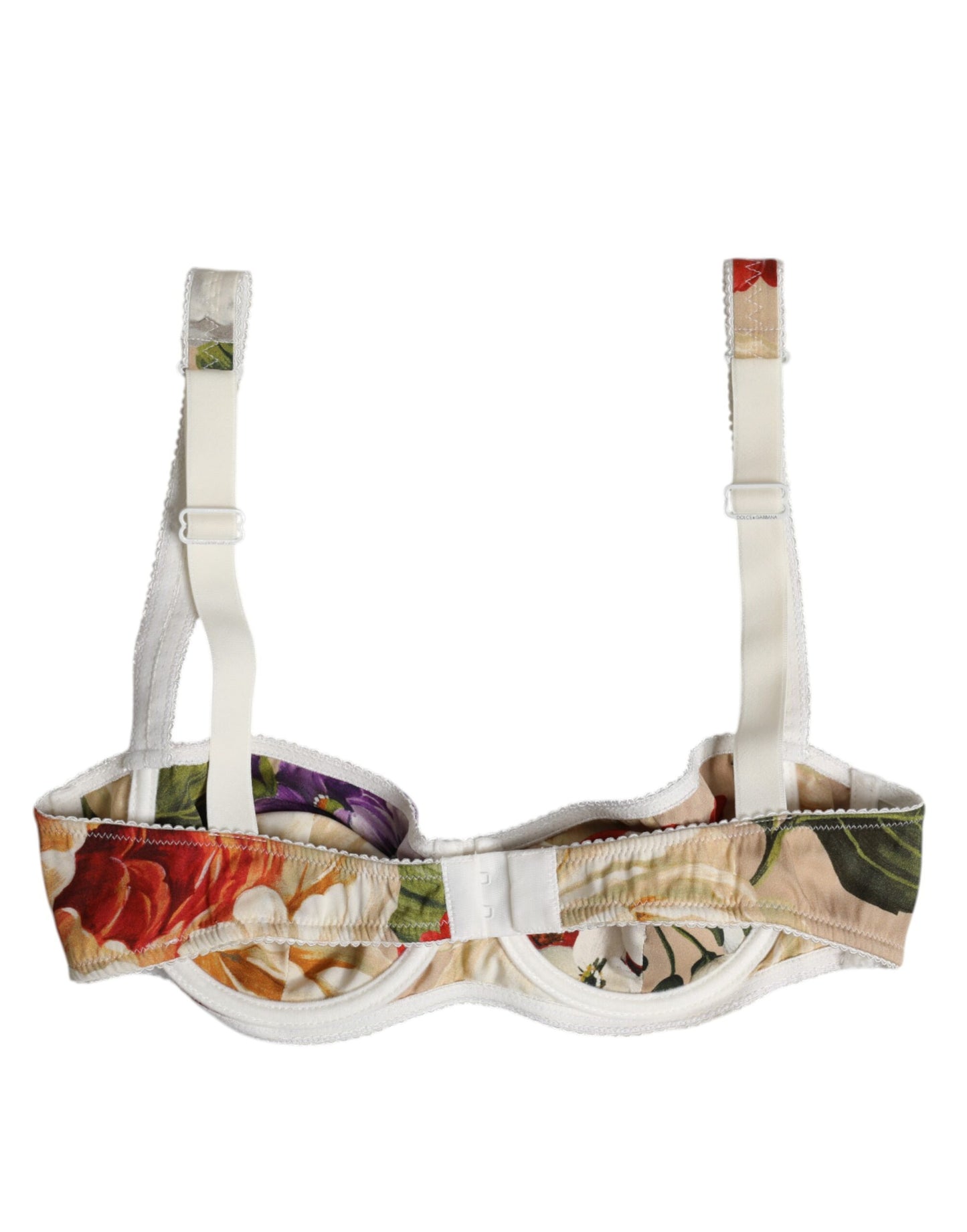 Dolce & Gabbana Beige bloemenpatroon Balconcino bh met beugel