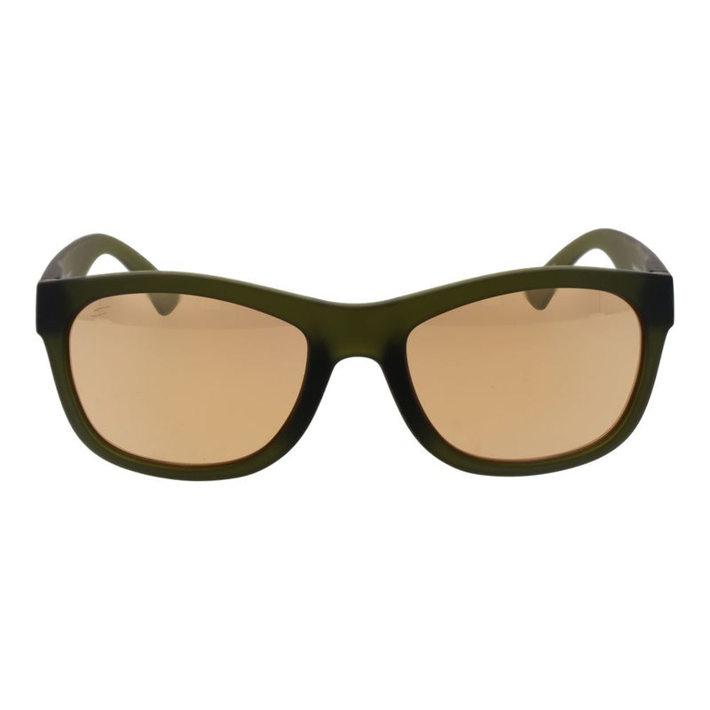 Serengeti Green Unisex Sunglasses with Mirrored Lenses