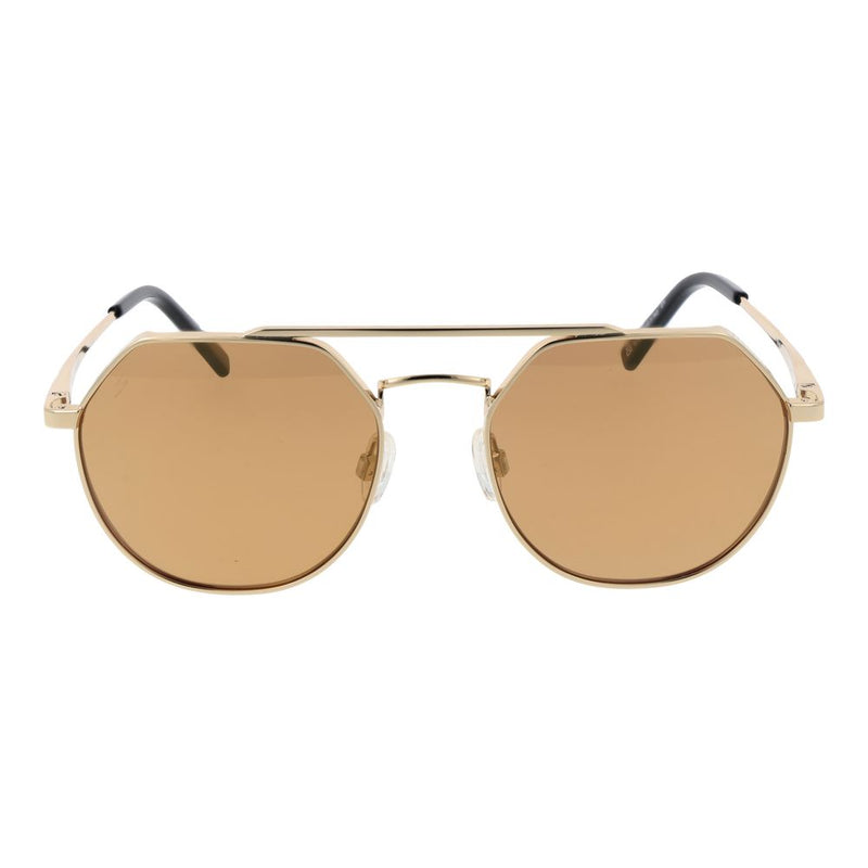 Serengeti Gold Unisex Sunglass - Stylish Aviator with Photochromatic Lenses
