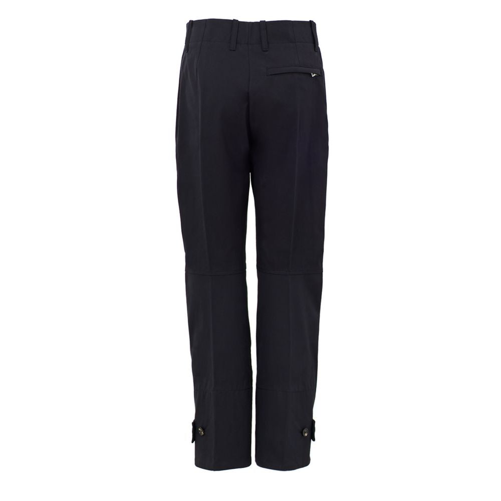 Bottega Veneta Navy Blue Cotton Pant - Élégance et Confort