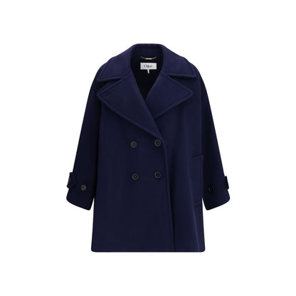 Chloé oversized dubbelgeknapte wollen jas